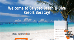 Desktop Screenshot of calypso-boracay.com